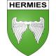Stickers coat of arms Hermies adhesive sticker