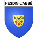 Hesdin-l'Abbé 62 ville sticker blason écusson autocollant adhésif