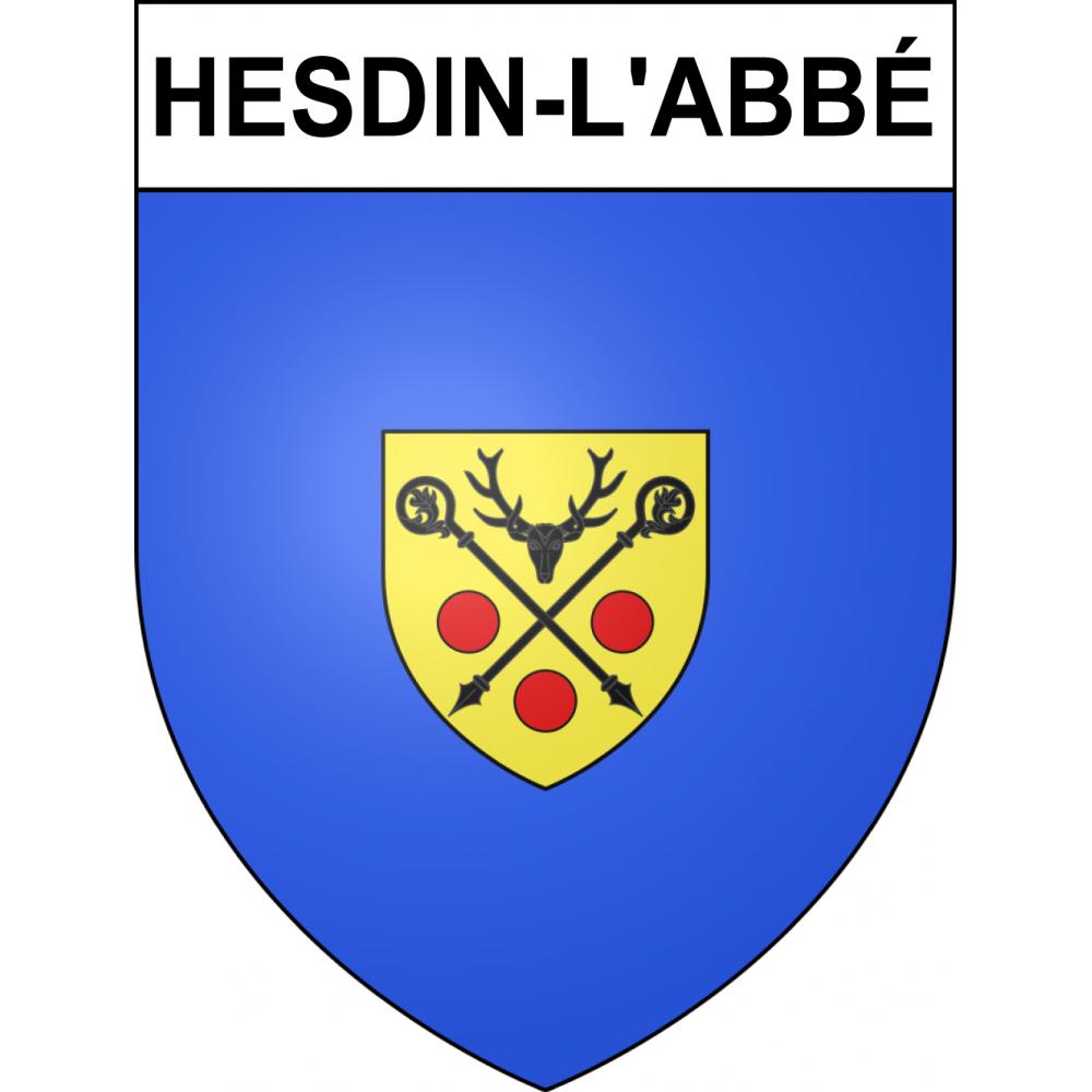 Hesdin-l'Abbé Sticker wappen, gelsenkirchen, augsburg, klebender aufkleber