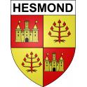 Hesmond Sticker wappen, gelsenkirchen, augsburg, klebender aufkleber