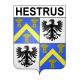 Pegatinas escudo de armas de Hestrus adhesivo de la etiqueta engomada