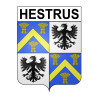 Pegatinas escudo de armas de Hestrus adhesivo de la etiqueta engomada