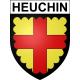 Heuchin Sticker wappen, gelsenkirchen, augsburg, klebender aufkleber