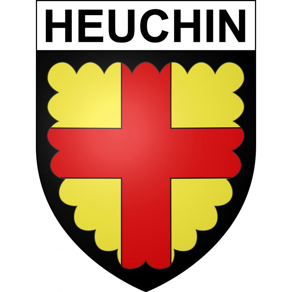 Heuchin Sticker wappen, gelsenkirchen, augsburg, klebender aufkleber