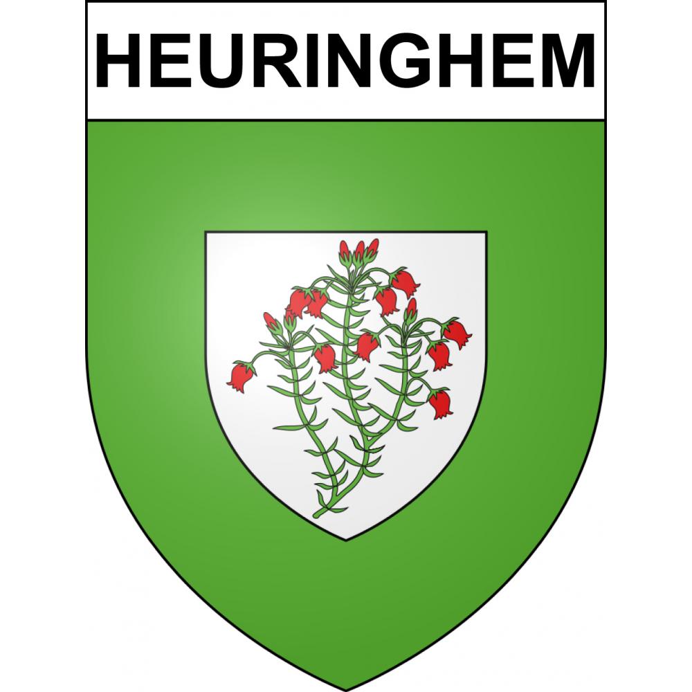 Heuringhem Sticker wappen, gelsenkirchen, augsburg, klebender aufkleber