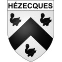 Adesivi stemma Hézecques adesivo
