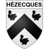 Hézecques Sticker wappen, gelsenkirchen, augsburg, klebender aufkleber