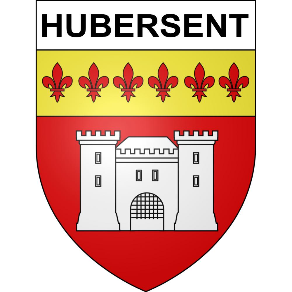 Pegatinas escudo de armas de Hubersent adhesivo de la etiqueta engomada