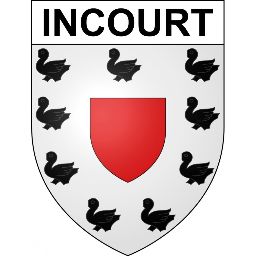 Adesivi stemma Incourt adesivo