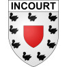 Incourt Sticker wappen, gelsenkirchen, augsburg, klebender aufkleber