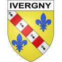 Ivergny Sticker wappen, gelsenkirchen, augsburg, klebender aufkleber