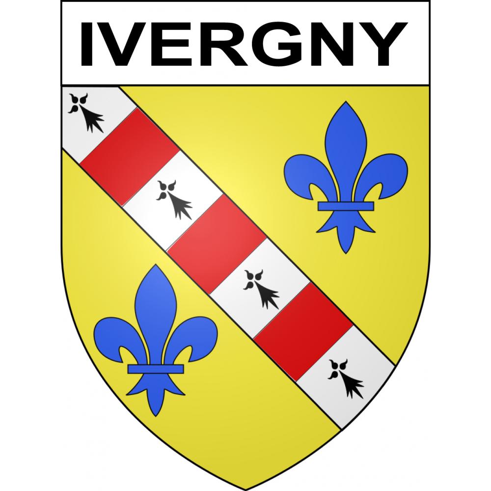 Adesivi stemma Ivergny adesivo