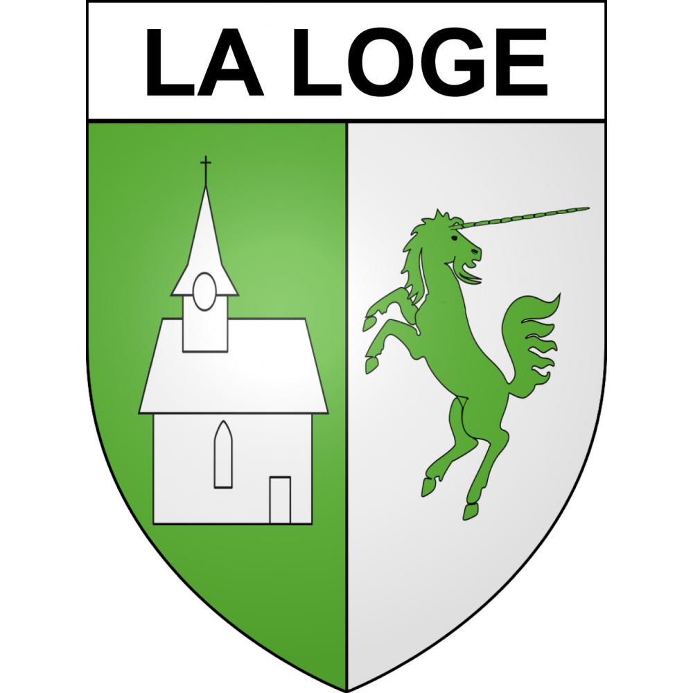 La Loge 62 ville Stickers blason autocollant adhésif sticker écusson