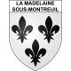 La Madelaine-sous-Montreuil 62 ville sticker blason écusson autocollant adhésif