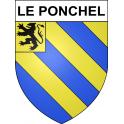 Le Ponchel 62 ville sticker blason écusson autocollant adhésif