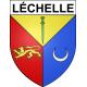 Stickers coat of arms Léchelle adhesive sticker