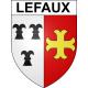 Stickers coat of arms Lefaux adhesive sticker