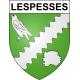 Stickers coat of arms Lespesses adhesive sticker