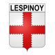 Stickers coat of arms Lespinoy adhesive sticker