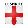 Lespinoy Sticker wappen, gelsenkirchen, augsburg, klebender aufkleber