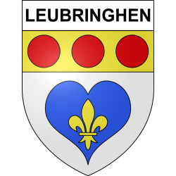 Leubringhen 62 ville sticker blason écusson autocollant adhésif