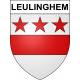 Leulinghem Sticker wappen, gelsenkirchen, augsburg, klebender aufkleber