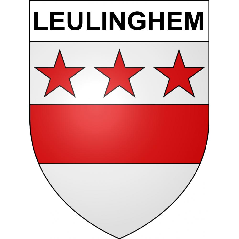 Leulinghem Sticker wappen, gelsenkirchen, augsburg, klebender aufkleber