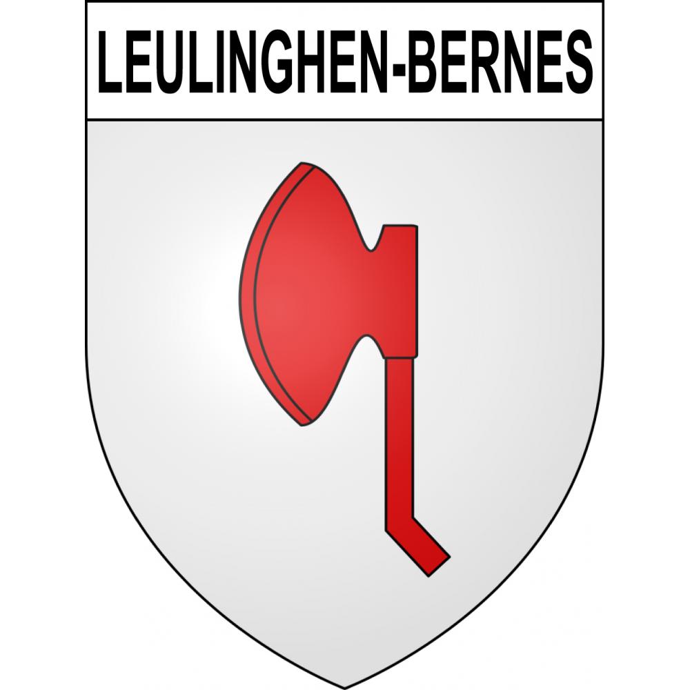 Stickers coat of arms Leulinghen-Bernes adhesive sticker