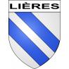 Lières 62 ville sticker blason écusson autocollant adhésif