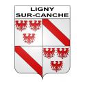 Stickers coat of arms Ligny-sur-Canche adhesive sticker