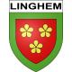Stickers coat of arms Linghem adhesive sticker