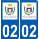 02 Saint-Gobain logo ville autocollant plaque sticker