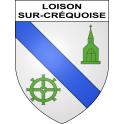 Stickers coat of arms Loison-sur-Créquoise adhesive sticker