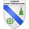 Stickers coat of arms Loison-sur-Créquoise adhesive sticker