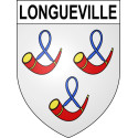 Longueville 62 ville sticker blason écusson autocollant adhésif