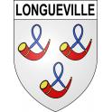 Stickers coat of arms Longueville adhesive sticker