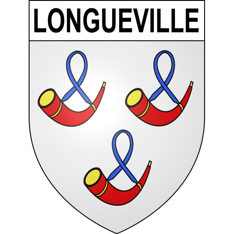 Stickers coat of arms Longueville adhesive sticker
