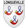 Longueville 62 ville sticker blason écusson autocollant adhésif