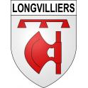 Stickers coat of arms Longvilliers adhesive sticker