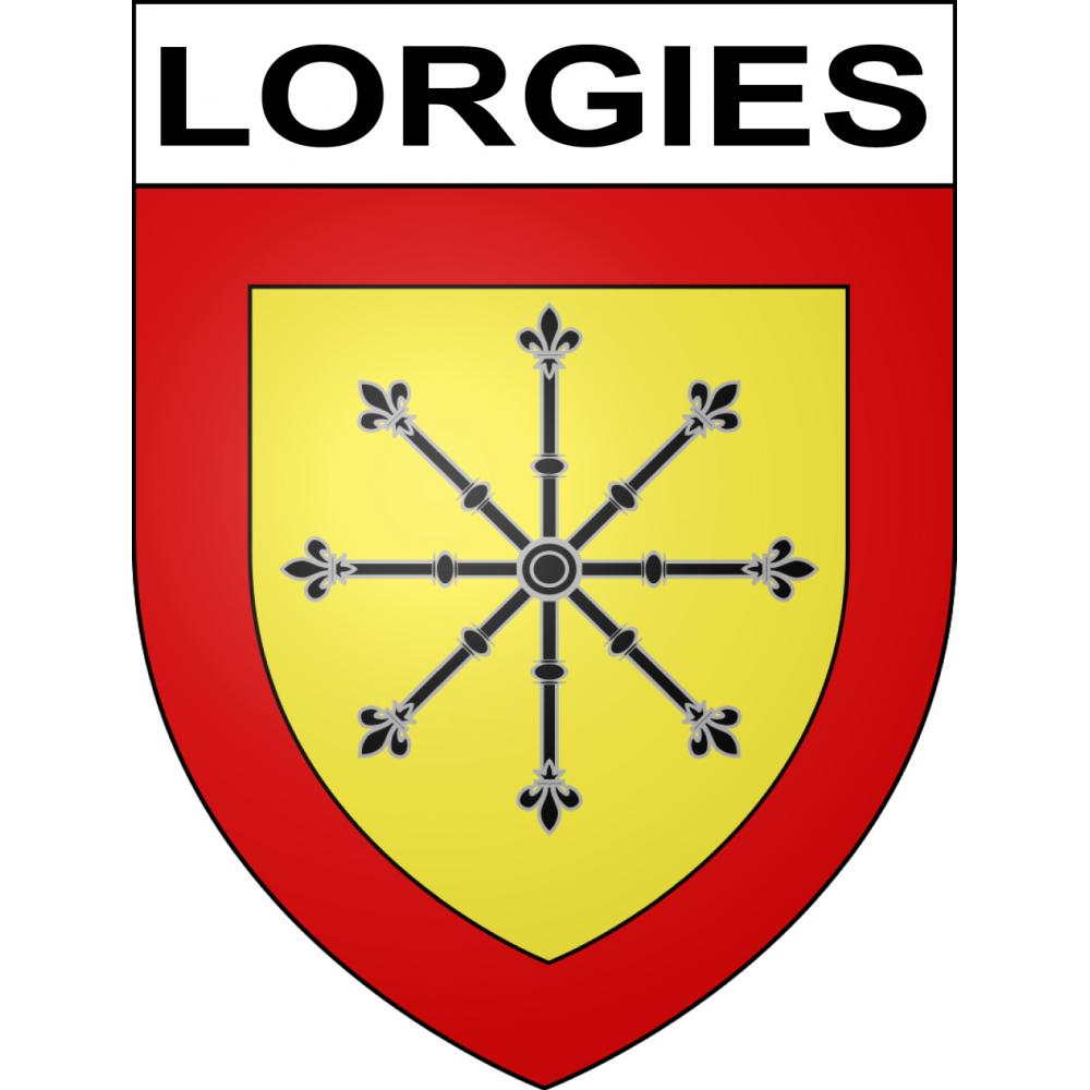 Lorgies Sticker wappen, gelsenkirchen, augsburg, klebender aufkleber