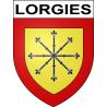 Lorgies Sticker wappen, gelsenkirchen, augsburg, klebender aufkleber