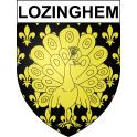 Stickers coat of arms Lozinghem adhesive sticker