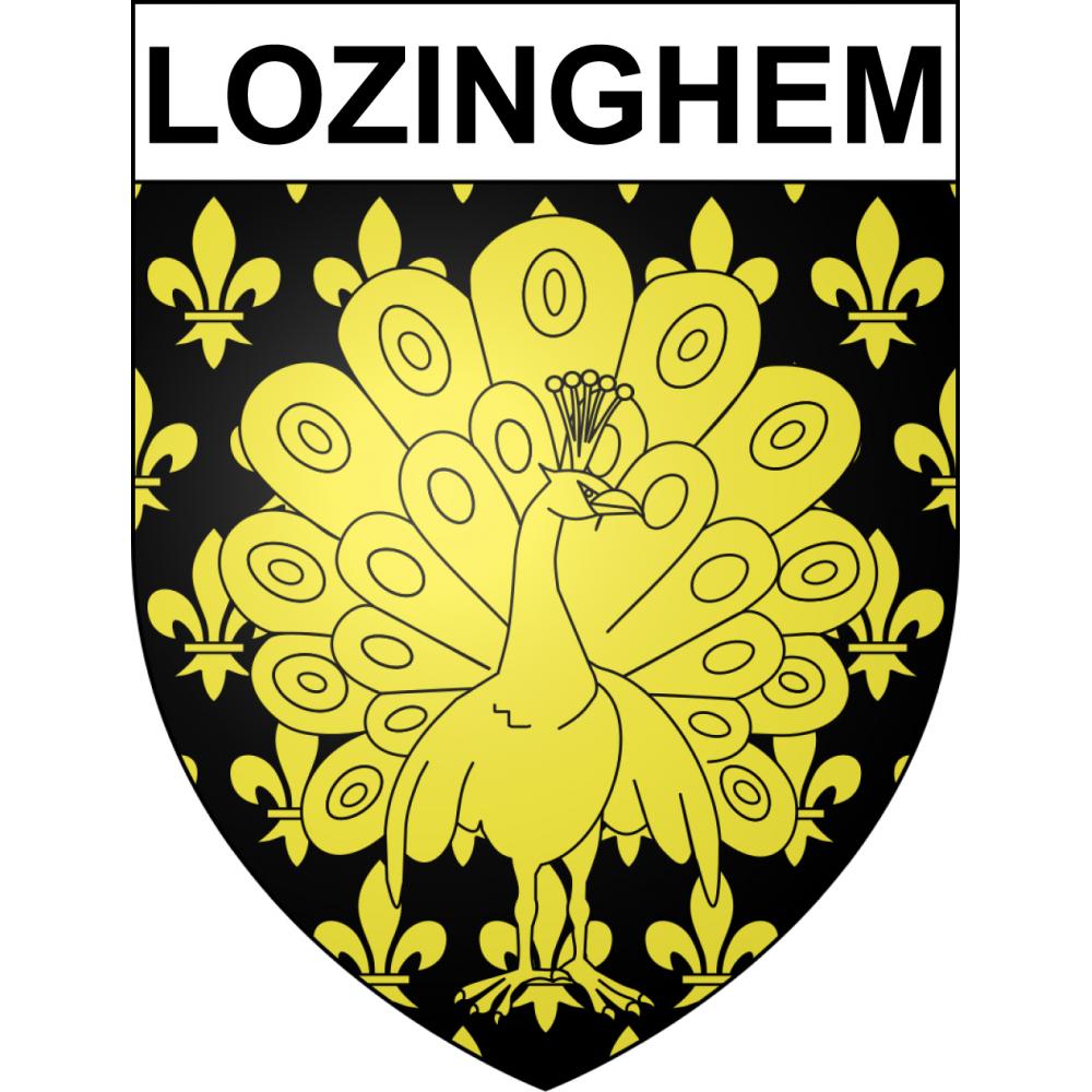 Stickers coat of arms Lozinghem adhesive sticker