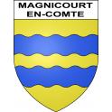Stickers coat of arms Magnicourt-en-Comte adhesive sticker