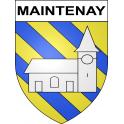 Stickers coat of arms Maintenay adhesive sticker