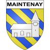 Maintenay 62 ville sticker blason écusson autocollant adhésif