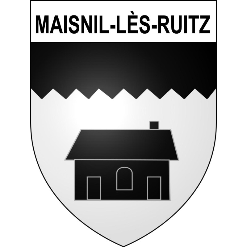 Adesivi stemma Maisnil-lès-Ruitz adesivo