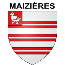 Stickers coat of arms Maizières adhesive sticker