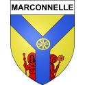 Marconnelle Sticker wappen, gelsenkirchen, augsburg, klebender aufkleber