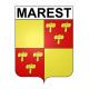 Marest Sticker wappen, gelsenkirchen, augsburg, klebender aufkleber